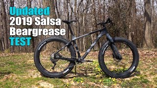 2019 Salsa Beargrease Fat Bike Test Review 26 vs 275 Fat Bike Shootout [upl. by Ymirej]