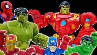 Hulk VS Hulkbuster Marvel Avengers Super Hero Mashers Micro 토이마트TV [upl. by Opaline]