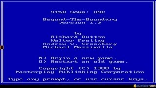 Star Saga One  Beyond the Boundary gameplay PC Game 1987 [upl. by Anwahs598]