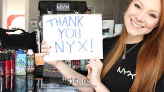 NYX FINAL UNBOXING VIDEO HUGE NYX ULTA B [upl. by Akilam]