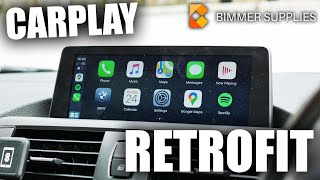 INSTALLING 🍏 CARPLAY INTO MY BMW 1 SERIES MOTIVE SUPPLIES RETROFIT [upl. by Aicirpac]