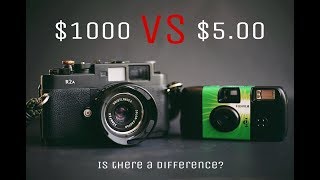 1000 Film Camera VS 5 Disposable [upl. by Fattal]