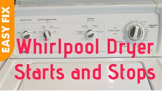 How to Fix A Dryer That Shuts Off After Pushing Start [upl. by Arfihs]