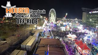 Houston Livestock Show amp Rodeo OffRide Footage Ray Cammack Shows Carnival  NonCopyright [upl. by Aehta]