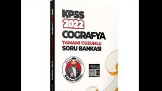 KPSS 2022 Benim Hocam yayınları Coğrafya Soru Bankası [upl. by Arykahs]