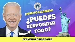 Ciudadanía americana  quotNUEVA PRÁCTICAquot ¿Puedes responder todo [upl. by Daus]