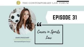 TCLF ONEONONE Ep 31 Career as a Sports Lawyer ft Jessie Engelhart [upl. by Iclehc]