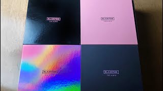 unboxing blackpink THE ALBUM all 4 versions🖤💗 [upl. by Kissie]