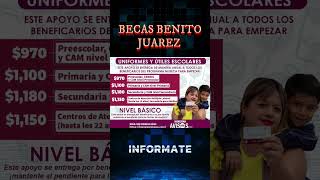 📌💣Apoyo de Útiles y Uniformes Escolares Ya hay fechas de pago y nuevos montos Mi Beca para Empezar🎓 [upl. by Nuahsyar]