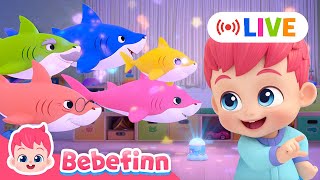 LIVE 🔴 Baby Shark and Finn Doo Doo Doo Bebefinn 2024 Top Songs for Kids [upl. by Rifkin]