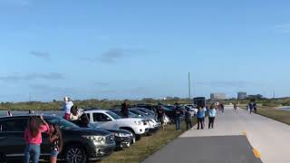 Falcon Heavy Side Core Booster Landings SONIC BOOM [upl. by Aspa]