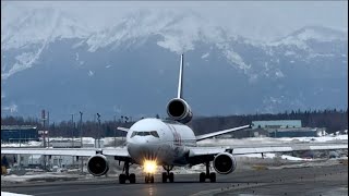 Windy 15 LandingsTakeoffs in Anchorage AK [upl. by Kirrad591]