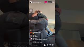 Nba youngboy full ig live in the snow with his kid 110223 [upl. by Notnil]