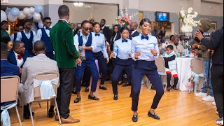 Best Congolese Wedding Entrance Dance  KC [upl. by Aivatahs]