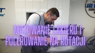 Matowanie lakieru papierem ściernym DRY SANDING i polerowanie maszyną rotacyjną [upl. by Figueroa]