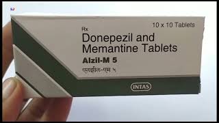 AlzilM 5 Tablet  Donepezil and Memantine Tablets  Alzil M 5 Tablet Uses Side effects Benefits [upl. by Chita]