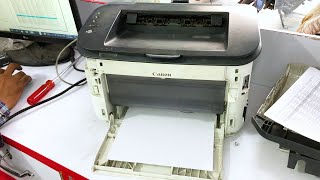 Canon Imageclass LBP6030B Printer Repair  Scanner Unit Repair amp Clean Fix Half Printing Problem [upl. by Nnayhs94]