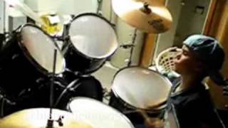 Justin Bieber playing Drums 9years old [upl. by Nitsirk159]