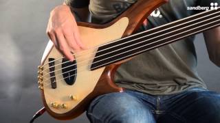 Sandberg Custom Thinline 5 Fretless [upl. by Scriven]