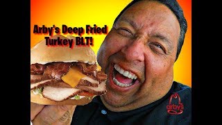 Arbys® Deep Fried Turkey BLT Review [upl. by Haidebej433]