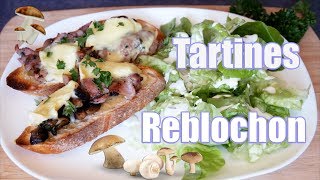 Tartines aux champignons reblochon 🧀 [upl. by Eiznekam134]