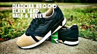 Diadora N9000 Double Black Sand Unboxing Fail Half a Review [upl. by Mohamed804]