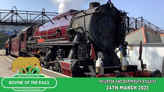 Paignton Steam Railway  24th March 2022 [upl. by Yeliw]