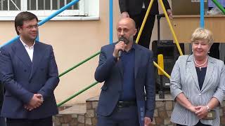 Inaugurarea terenului sport multifuncțional Alexandr Pușkin amenajat din sursele bugetului municipal [upl. by Georgeanne]