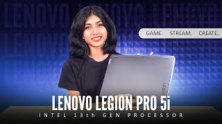 First look at the Lenovo Legion Pro 5i Gaming Laptop🥰  Multitasking Beast [upl. by Smiga166]