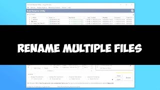 How To Rename Multiple Files With The Click Of A Button In Windows [upl. by Akfir]