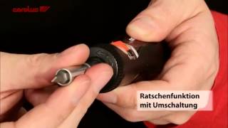 carolus 13in1 Schraubendreher  the extendable shank screwdriver [upl. by Rorie]