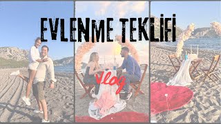 KUZENİMİN EVLENME TEKLİFİ VLOGU  Dalaman  KAYACIK SAHİLİ  VLOG [upl. by Marcellina]