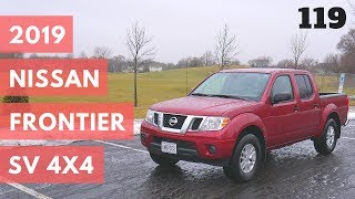 2019 Nissan Frontier SV Crew Cab SV V6 4x4  review walk around and test drive  100 rental cars [upl. by Hgielsa]