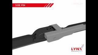 LYNXauto WIPER BLADES XF INSTALLATION SIDE PIN VIDEO [upl. by Ellenrahs]