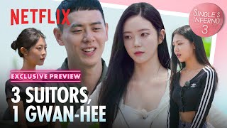 EXCLUSIVE PREVIEW Fighting for Mr Popular Gwanhee  Singles Inferno 3 Ep 8  Netflix ENG SUB [upl. by Bartholomeus]