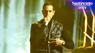 Sanremo 2024  Mahmood canta Tuta gold [upl. by Sessilu1]