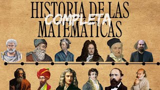 La Historia COMPLETA de las Matemáticas Linea de TIEMPO [upl. by Morrie800]