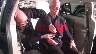 Using QStraint Retractors in a Savaria Wheelchair Conversion Van [upl. by Atinet]