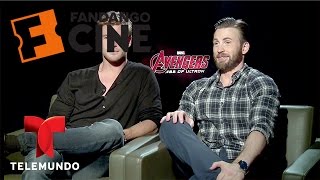 Chris Evans y Chris Hemsworth dicen quién es el líder de los Avengers  Fandango  Entretenimiento [upl. by Noyerb]