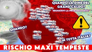 ▶METEO CROLLA LESTATE CICLONE IN ARRIVO ALLARME MAXI TEMPESTE E NUBIFRAGI DA QUANDO [upl. by Elletnohs891]