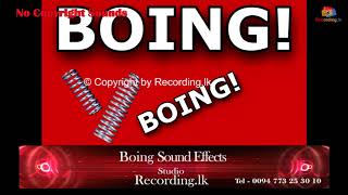 Boing Sound Effects No Copyright [upl. by Nnagem33]