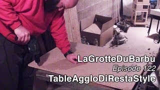 TableAggloDiRestaStyle  Fabrication dune table avec des plaques dagglo  Ep122 [upl. by Sielen]