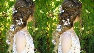 Beautiful Princess  Fairy Curl Hairstyle  Pretty Hairstyles  Braidsandstyles12 [upl. by Garap]