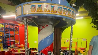 Jolly roger Gallopers carousel Kiddie ride [upl. by Noscire885]