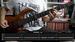 PENNYWISE  Bro hymn bass cover w Tabs [upl. by Nonnahsed]