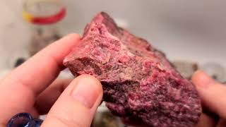 Rhodonite Crystal Gemstone Rough [upl. by Avle]