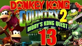 DONKEY KONG COUNTRY 2 🦍 13 QuetschSchloss [upl. by Akcirederf]