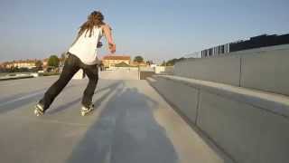 Belgium  Wingene  Zwevezele  Rollerblading  Park Session [upl. by Hayne]