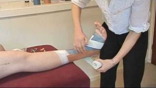 Durham City Physio Ankle Taping [upl. by Ailgna]