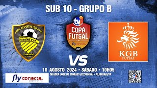 SUB10  Grupo B  ADEF Iperó X KGB Futsal Votorantim [upl. by Initsed]